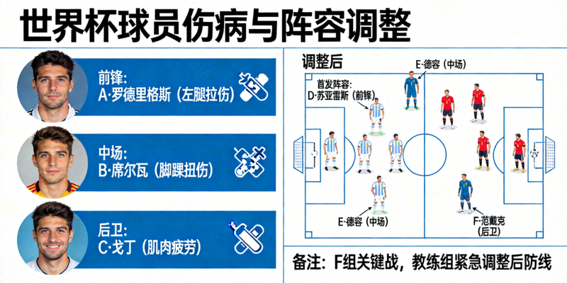 世界杯球员伤病情况与阵容调整新闻